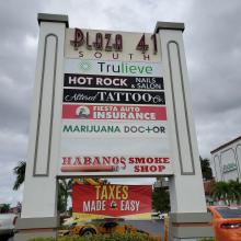 Marijuana Doctor Fort Myers Florida medical cannabis clinic exterior sign Marijuana Doctor Fort Myers Florida medical cannabis clinic exterior sign